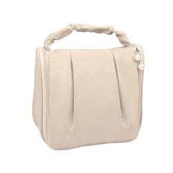 Kosmetiktasche wasserdichte Kosmetiktasche Frauen Cloud Bag Bonbonfarbene Handtaschen Make-up-Organizer Elegante Kulturtasche Make-up-Box Make Up Bag (Color : Beige) von GSCLZ