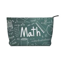 GSGCSBYMLG Formulas Make-up-Tasche aus Kordsamt, Motiv: Formen, Theorie, Mathematik, Unterricht, bedruckt, Reise-Organizer-Tasche, Schwarz , Einheitsgröße von GSGCSBYMLG