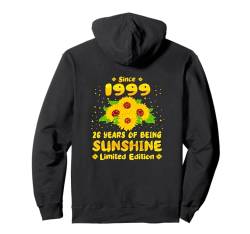 26. Geburtstag 26 Jahre Sunshine Sunflower Lover Geboren 1999 Pullover Hoodie von GTee Vintage 26th Birthday Version 2025