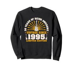 Gitarrenliebhaber zum 30. Geburtstag, Geboren 1995 Sweatshirt von GTee Vintage 30th Birthday Version 2025