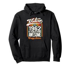 63 Years Of Awesome Born 1962 Limited Edition 63. Geburtstag Pullover Hoodie von GTee Vintage 63rd Birthday Version 2025