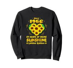 69. Geburtstag 69 Years Of Sunshine Sunflower Lover Born 1956 Sweatshirt von GTee Vintage 69th Birthday Version 2025