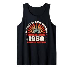 69. Geburtstag 69-jähriger Gitarrist Guitar Lovers, geboren 1956 Tank Top von GTee Vintage 69th Birthday Version 2025