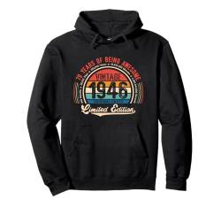 79. Geburtstag im Vintage-Stil 79 Jahre Awesome Geboren 1946 Pullover Hoodie von GTee Vintage 79th Birthday Version 2025