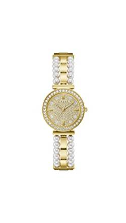 GUESS Damen Analog Quarz Uhr mit Edelstahl Armband GW0531L2 von GUESS