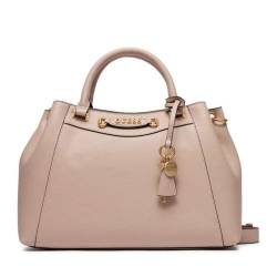 GUESS Emera Girlfriend Satchel Light Beige, Beige Claro, OneSize von GUESS