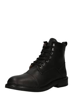 GUESS Herren ARCO LACE UP Sneaker, Black, 43 EU von GUESS