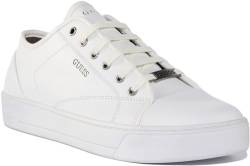 GUESS Herren Udine CARRYOVER Sneaker, Weiß, 42 EU von GUESS