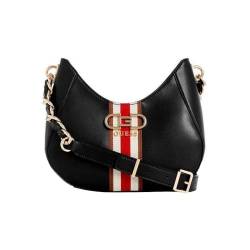 GUESS Nelka Top Zip Crossbody Black von GUESS