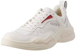 Guess Herren Bass Sneaker, Weiß, 44 EU von GUESS