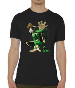 GUI KE Tsuyu-osui-My-Hero-ocodemio-Froppy-Printed-Men-s-T-Shirt Black L von GUI KE