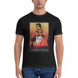 to-Live-and-Die-in-LA-Essential-T-Shirt-Fitted-t-Shirts-for-Men-Oversized-t (1) Black S von GUI KE