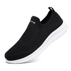 GXYANiaoy Freizeitschuhe Damen Sneaker, Casual rutschfest Slip Weich Orthopädische Bequeme Flache Freizeit Sportschuhe Mode Leichte Atmungsaktiv Weit Laufschuhe Turnschuhe Stretch Schuhe von GXYANiaoy