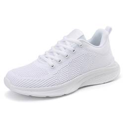 GXYANiaoy Laufschuhe Damen 38, Weit Mode Flache Turnschuhe Sportschuhe Bequeme rutschfest Freizeit Atmungsaktiv Freizeitschuhe Weich Casual Leichte Slip Sneaker Orthopädische Stretch Schuhe von GXYANiaoy