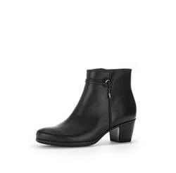 Gabor Damen Ankle Boots, Frauen Stiefeletten,Wechselfußbett,Best Fitting,uebergangsschuhe,uebergangsstiefel,knöchelhoch,schwarz,38.5 EU / 5.5 UK von Gabor