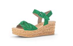 Gabor Damen Keilsandalen, Frauen Sandalen,Best Fitting,freizeitschuhe,offene schuhe,strandschuhe,keilsandaletten,keilabsatz,verde,40 EU / 6.5 UK von Gabor