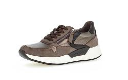 Gabor Damen Low-Top Sneaker, Frauen Halbschuhe,Wechselfußbett,Sportschuhe,Freizeitschuhe,Turnschuhe,Laufschuhe,Kupfer/vulcano/sch,40 EU / 6.5 UK von Gabor