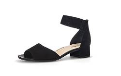 Gabor Damen Sandaletten, Frauen Sandalen,Best Fitting,sommerschuhe,freizeitschuhe,offene schuhe,strandschuhe,elegant,schwarz,38.5 EU / 5.5 UK von Gabor