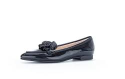 Gabor Damen Slipper, Frauen Slip On,Mokassins,Halbschuhe,Slides,Schlupfschuhe,schluepfschuhe,Loafer,College Schuhe,schwarz,38 EU / 5 UK von Gabor