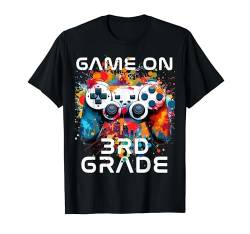 Spiel zum Schulanfang in der 3. Klasse Lustiger Gamer für Kinder und Jungen T-Shirt von Game On I'm Back To School Shirts Kids Boys Girls