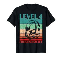 Gamer Headset Level 4 Freigeschaltet Retro Geburtstag Alter T-Shirt von Gamer Headset Level Freigeschaltet Geburtstag