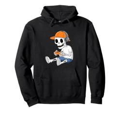 Halloween Skelett Gamer Video Gaming Jungen Herren Kinder Pullover Hoodie von Gamer Skeleton Headphones Funny Gaming Skeleton