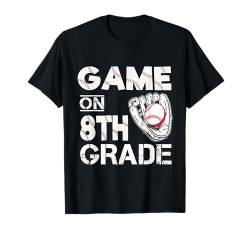 Lustige Spiele am ersten Schultag der 8. Klasse Baseball T-Shirt von Games On Grade Baseball Lover Back To School Kid