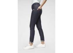 Skinny-fit-Jeans GANG "94MEDINA" Gr. 32, N-Gr, blau (rinsed) Damen Jeans mit stylischer halb offener Knopfleiste von Gang