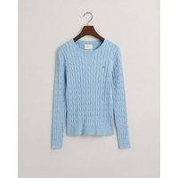 Gant Strickpullover STRETCH COTTON CABLE C-NECK von Gant