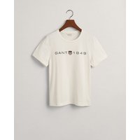 Gant T-Shirt REG PRINTED GRAPHIC T-SHIRT mit einem Retro-Wappengrafik von Gant