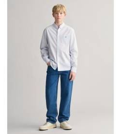 Gant für Jungen. 910096 Blaue Relaxed Fit Jeans (10años= 140cm), Lässig, Baumwolle, Denim, Kinderbekleidung von Gant