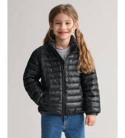 Gant für Mädchen. 870270 Leichte wattierte Jacke Glänzend schwarz (3/4años= 98/104cm), Lässig, Polyamid, Nachhaltig, Kinderbekleidung von Gant