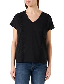 Garcia Damen Short Sleeve T-Shirt, Black, M von GARCIA DE LA CRUZ