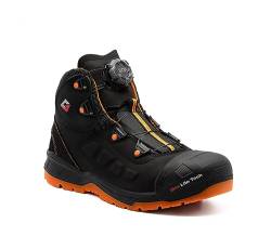 GARSPORT Herren GHOST MID 3 S3 Safety shoe, SCHWARZ/ORANGE, 46 EU von Garsport