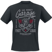 Gas Monkey Garage T-Shirt - Fast'n Loud - S bis XXL - für Männer - Größe XXL - schwarz  - Lizenzierter Fanartikel von Gas Monkey Garage