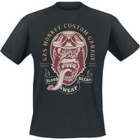 Gas Monkey Garage T-Shirt - S bis 3XL - für Männer - Größe M - schwarz  - Lizenzierter Fanartikel von Gas Monkey Garage