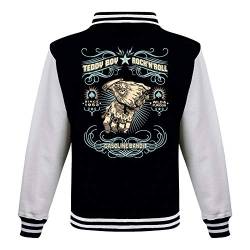 Gasoline Bandit Rockabilly Baseball College Jacke - Teddy Boy M von Gasoline Bandit