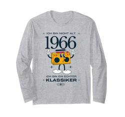 Jahrgang 1966 Geburtstag Design Frauen Männer geboren 1966 Langarmshirt von GebGesch 1966 Geburtstag Geschenke