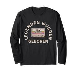 Jahrgang 1968 Geburtstag Design Frauen Männer geboren 1968 Langarmshirt von GebGesch 1968 Geburtstag Geschenke