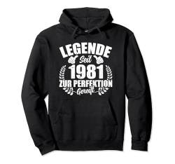 Jahrgang 1981 Geburtstag Design Frauen Männer geboren 1981 Pullover Hoodie von GebGesch 1981 Geburtstag Geschenke