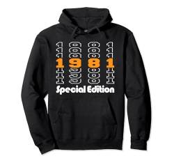 Jahrgang 1981 Geburtstag Design Frauen Männer geboren 1981 Pullover Hoodie von GebGesch 1981 Geburtstag Geschenke