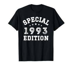 Jahrgang 1993 Geburtstag Design Frauen Männer geboren 1993 T-Shirt von GebGesch 1993 Geburtstag Geschenke