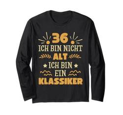 36 Jahre 36. Geburtstag I 36.ter Geburtstag I 36 Geburtstag Langarmshirt von GebGesch 36. Geburtstag Geschenke