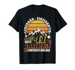 41 Jahre 41. Geburtstag I 41.ter Geburtstag I 41 Geburtstag T-Shirt von GebGesch 41. Geburtstag Geschenke