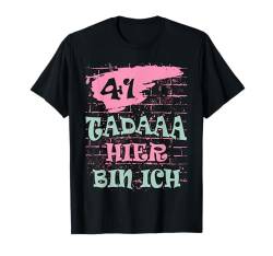 41 Jahre 41. Geburtstag I 41.ter Geburtstag I 41 Geburtstag T-Shirt von GebGesch 41. Geburtstag Geschenke