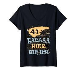 Damen 41 Jahre 41. Geburtstag I 41.ter Geburtstag I 41 Geburtstag T-Shirt mit V-Ausschnitt von GebGesch 41. Geburtstag Geschenke