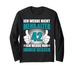 42 Jahre 42. Geburtstag I 42.ter Geburtstag I 42 Geburtstag Langarmshirt von GebGesch 42. Geburtstag Geschenke