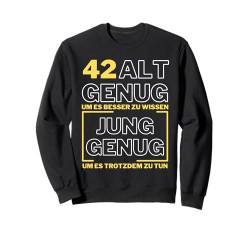 42 Jahre 42. Geburtstag I 42.ter Geburtstag I 42 Geburtstag Sweatshirt von GebGesch 42. Geburtstag Geschenke