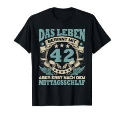 42 Jahre 42. Geburtstag I 42.ter Geburtstag I 42 Geburtstag T-Shirt von GebGesch 42. Geburtstag Geschenke