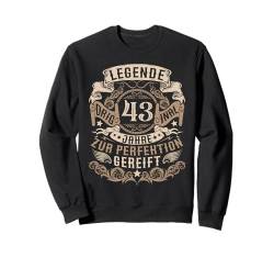 43 Jahre 43. Geburtstag I 43.ter Geburtstag I 43 Geburtstag Sweatshirt von GebGesch 43. Geburtstag Geschenke